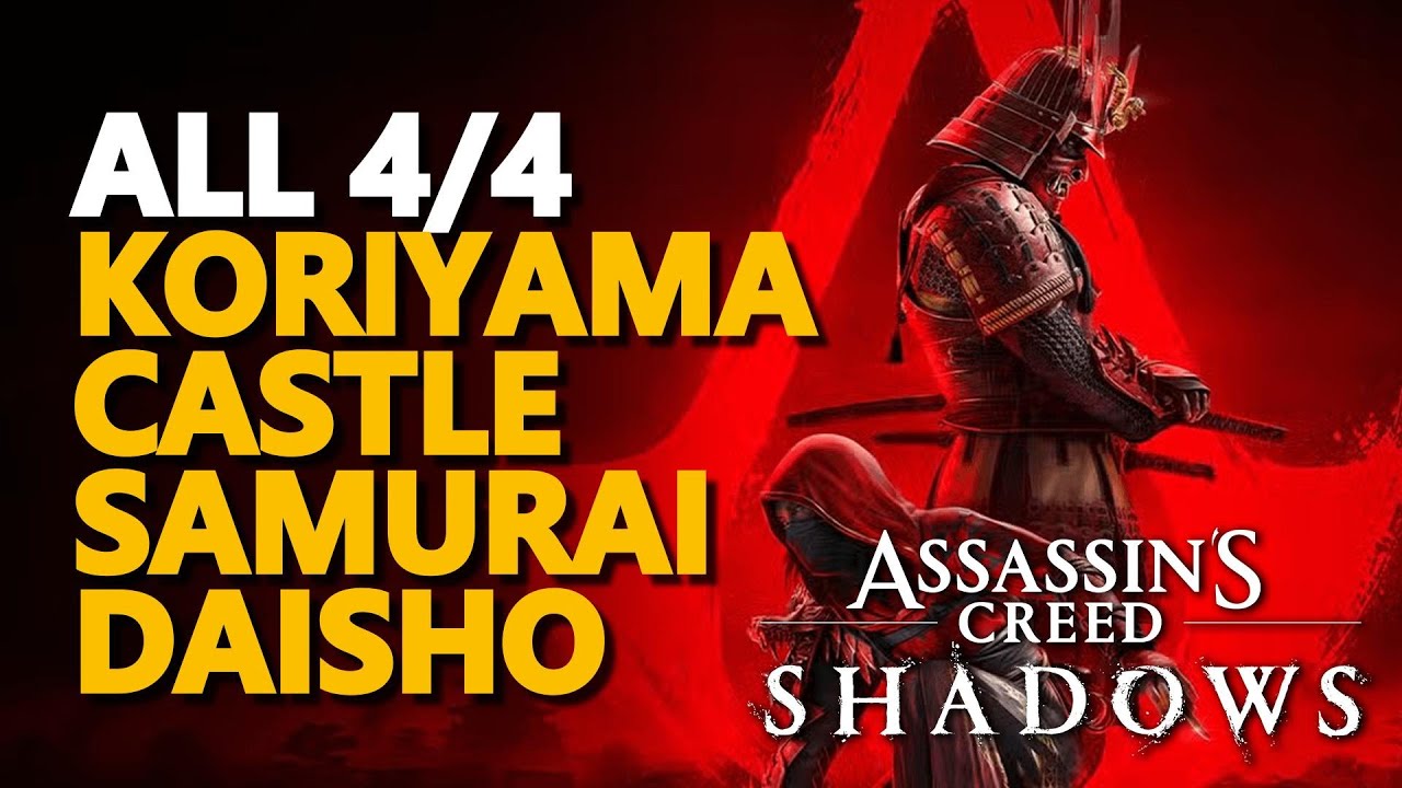 All Koriyama Castle Samurai Daisho Assassin's Creed Shadows