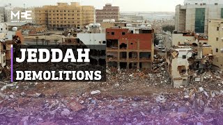 Saudi authorities demolish entire Jeddah neighbourhoods Resimi