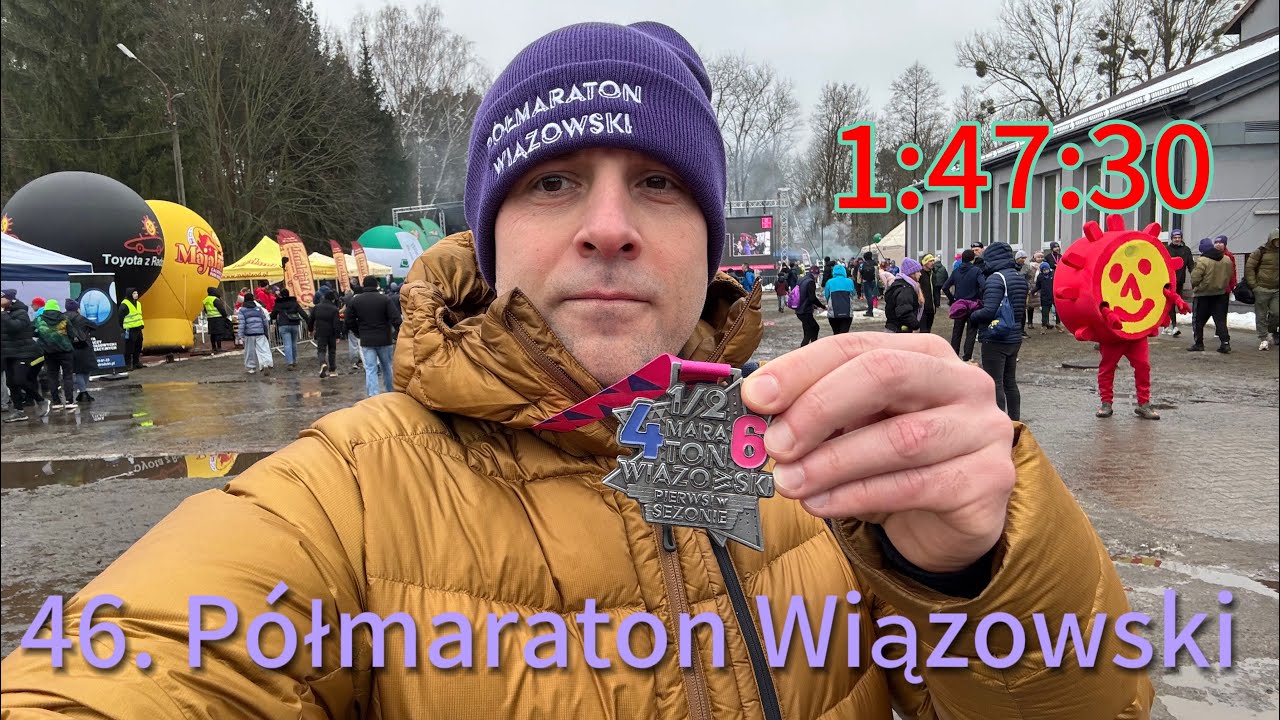 46. Półmaraton Wiązowski - piąty raz tutaj wracam👏