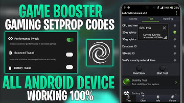 Game Booster SetProp Codes !! Optimize Performance & Boost FPS || FIX FPS SHUTTERS - Root/No Root