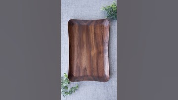 3d carving a valet tray out of solid walnut using a onefinity cnc