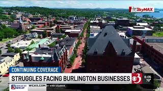 Burlington businesses sound the alarm over declining foot traffic, sales