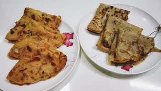 आटे से बनाये दो तरह के चीले | Wheat Flour Pancake | Aate ka cheela | Aata Uttapam | Meetha Cheela