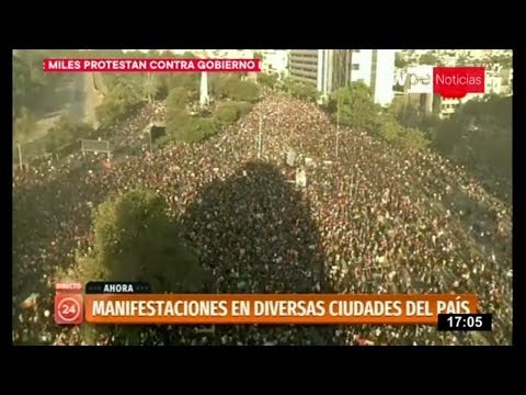Chile: manifestantes se