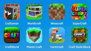Craftsman, Worldcraft, Minecraft, SuperCraft, CraftWorld, Planet Craft, FarmCraft, Craft Build Block screenshot 2