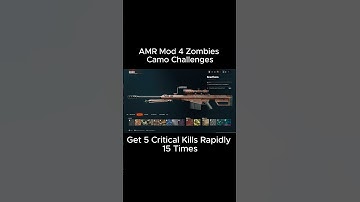 AMR Mod 4 Zombie Camo Challenges #blackops6 #callofduty