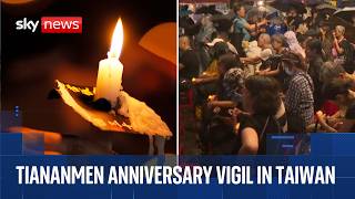 Taiwan Vigil Marks 37 Years Since Tiananmen Square Crackdown