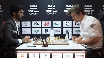Magnus Carlsen SLAMS Table After Losing To Gukesh