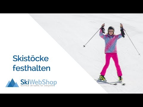 Video: Wie Man Skistöcke Hält