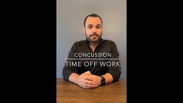 Concussion - Time off work