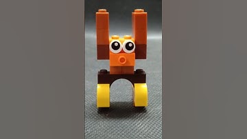 l Made monkey using LEGO bricks #lego #buildingblocks #asmr #money #satisfying #diy