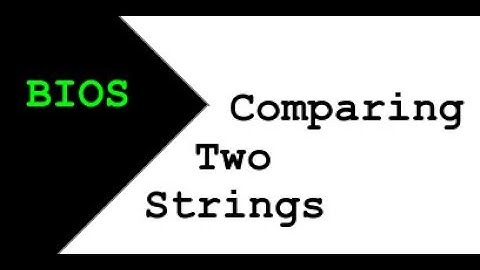 BIOS Boot Sector Assembly: Comparing Two Strings, Handling Exit [Ep 11]