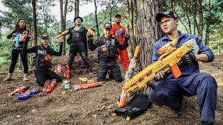 Nerf Guns War : SQUAD Police Men Of SEAL TEAM Fight Last Birthday Boss XX