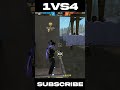 1VS4 CAN I KILL WHOLE SQUAD.?🥵|| WAIT FOR END🔥 #shorts #freefireshorts #freefire #arisudanyt #b2k