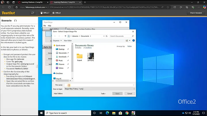 3.1.11  - Hide File With OpenStego