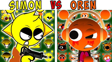 ALL SIMON VS OREN TEST | FNF Character Test | Gameplay VS Playground