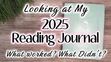 🪼 A Look Back at My 2025 Reading Journal... What Worked, What Didn