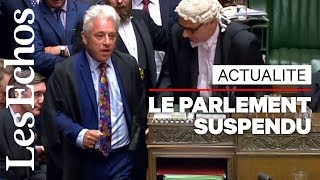 Scènes surréalistes au Parlement britannique lors de sa suspension