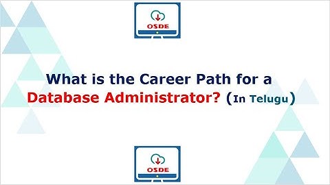 What is the Career Path for a Database Administrator (In Telugu)