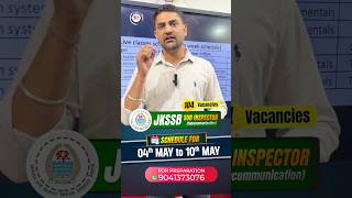 This week schedule for JKSSB Sub Inspector (Telecommunications) 2026 – Live Classes Update!
