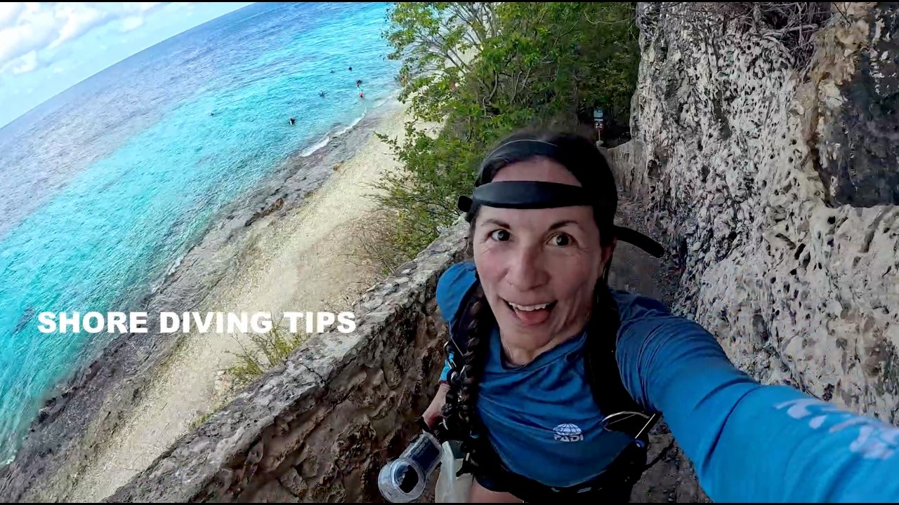 Bonaire shore diving tips - mobility aids, mentality & resources