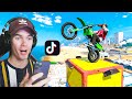 Recreating VIRAL GTA 5 STUNTS On Tik Tok! #20