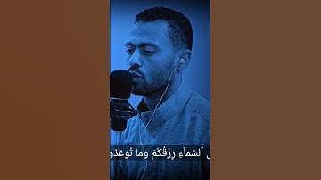 وفي السماء رزقكم وما توعدون| الذاريات| تلاوة خاشعة قصيرة لحالات الواتساب| @qari_Mohamed_Shazly