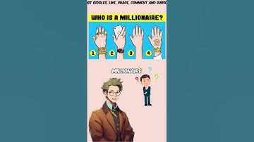 Who is a millionaire? #quiz #riddle #riddleoftheday #viral #shorts