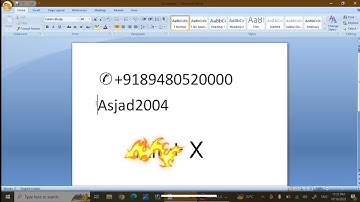 How to create a symbol calling & Email | phone $ Email symbols ms word #shots #video #knowledge