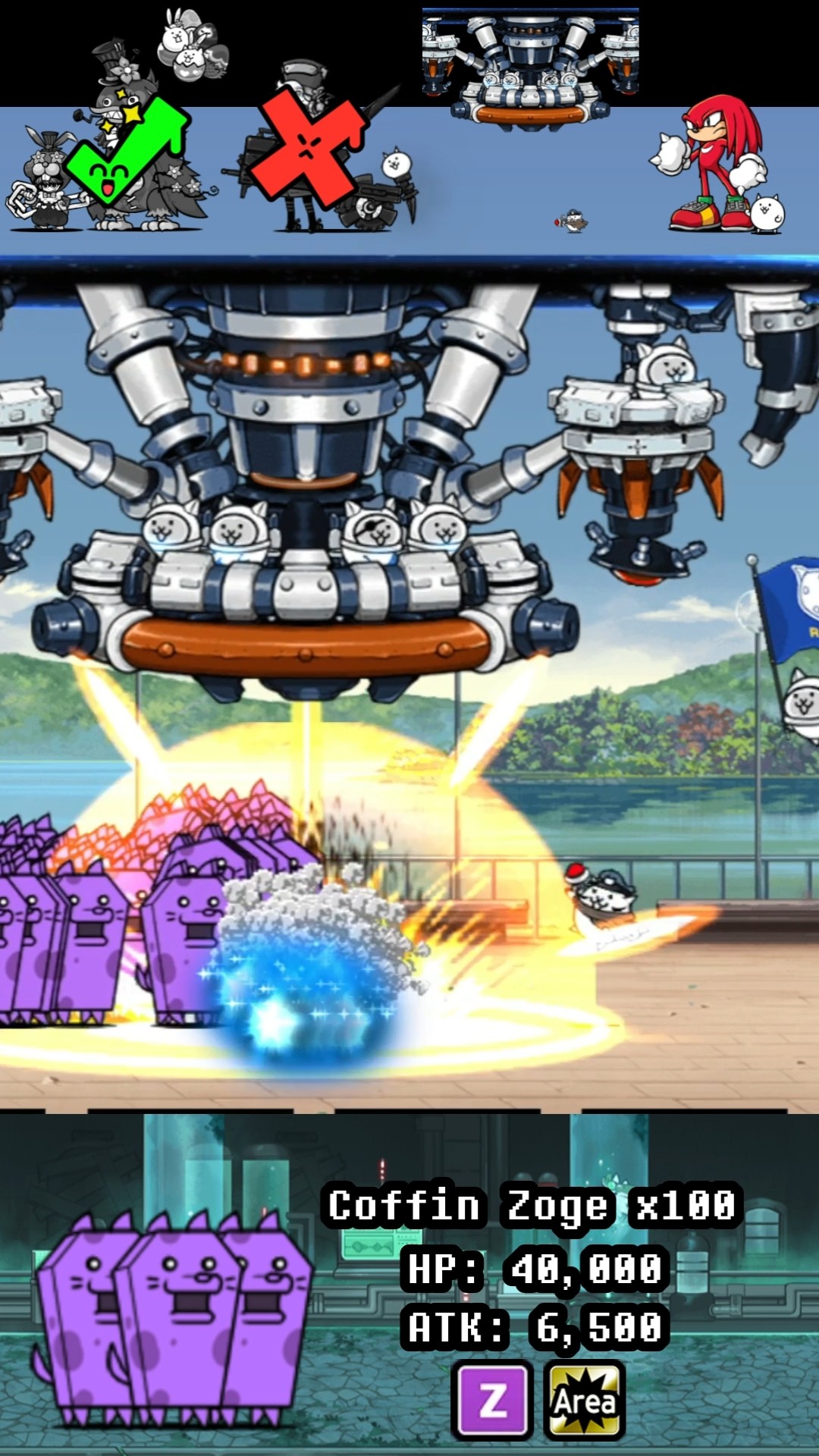 BOSS Coffin Zoge The Battle Cats - YouTube