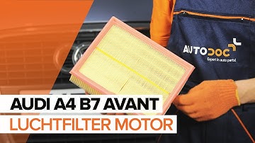 Hoe een luchtfilter motor vervangen op een AUDI A4 B7 AVANT  [HANDLEIDING]