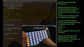 Euclidier -  ver 0.1.6  Demo Running on  Akai Force screenshot 2