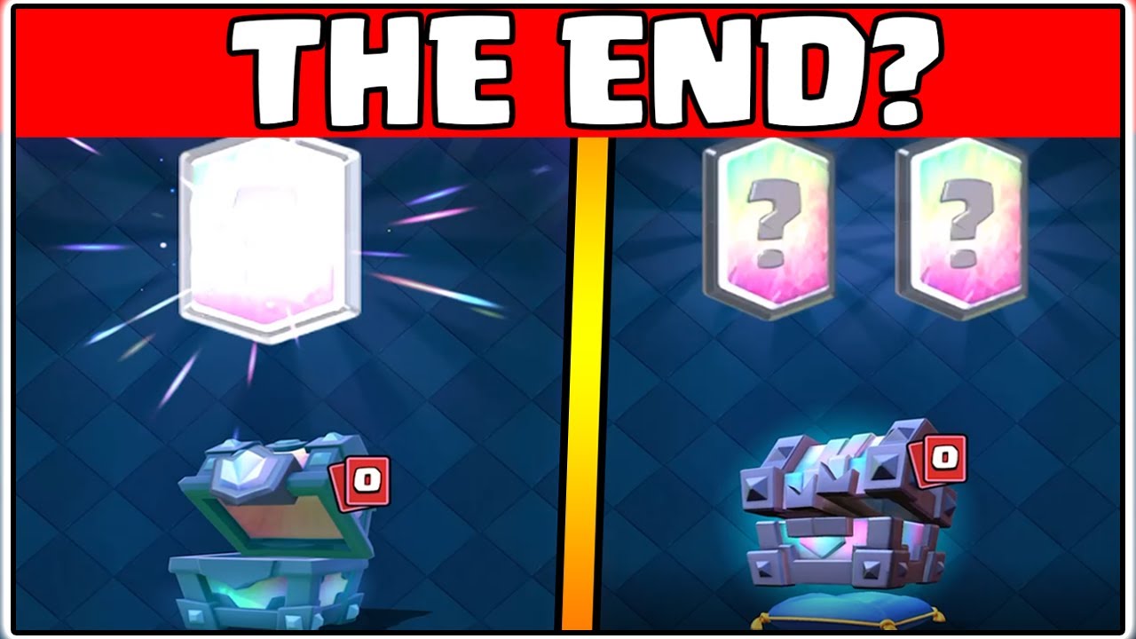 THE END OF CLASH ROYALE? OOFRO LEGENDARY KINGS CHEST OPENING! YouTube