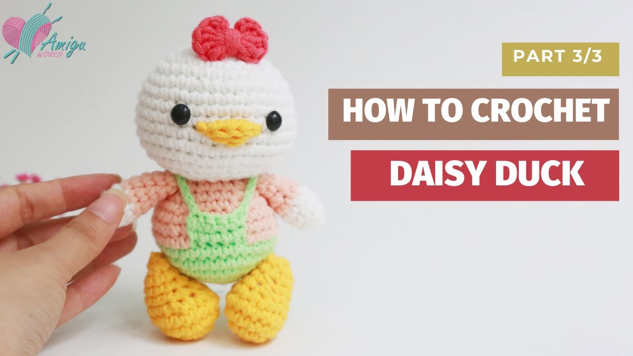 #205 | Amigurumi Daisy Duck Crochet Pattern (3/3) | How To Crochet Amigurumi Characters | AmiguWorld