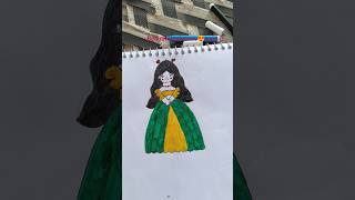 #beautiful princess❤️ drawing diy&like- simple princess 😍#short📷#
