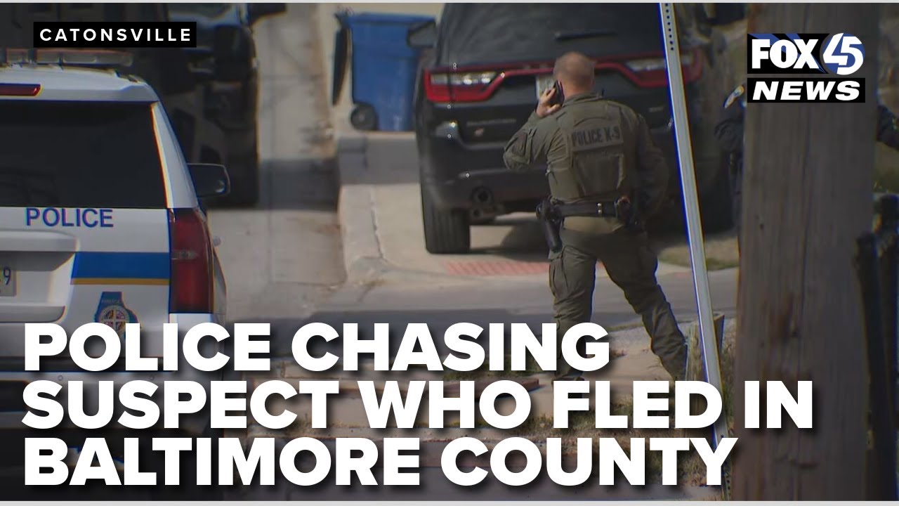 Police attempting to locate suspect in Baltimore County - YouTube