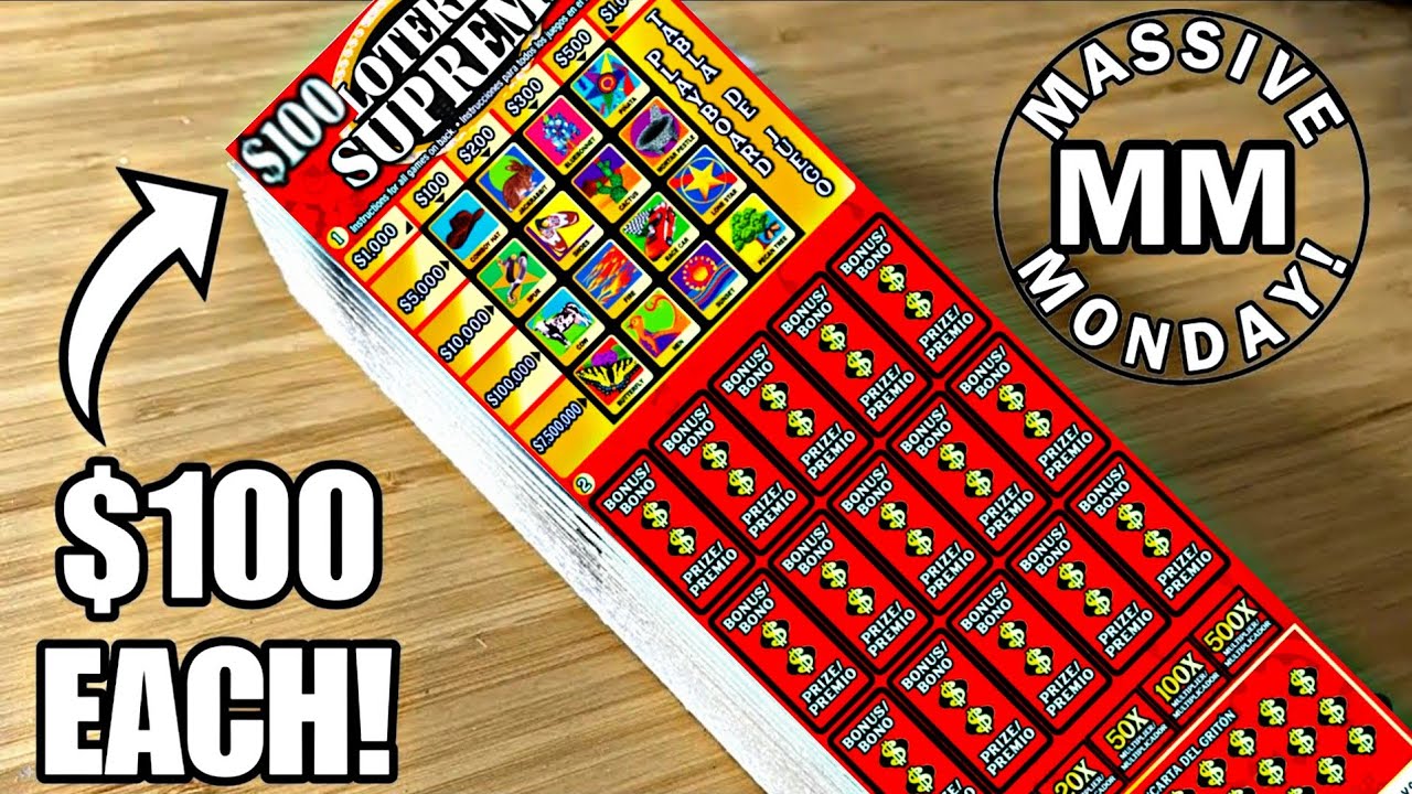 HUGE WIN! $100 Lottery Ticket FULL PACK ($1,500--15 tickets) | ARPLATINUM 