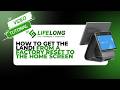 How to get the Landi from a factory reset to the home screen
