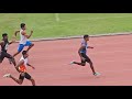 Chamod yodhasinghe  srilanka national youth sports festival 2023  100m final 