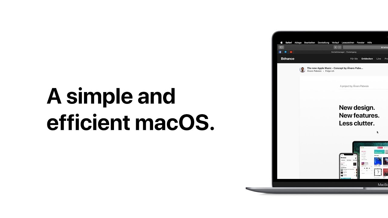 Как будет выглядеть macOS, если ее совместить с iOS. Фото.