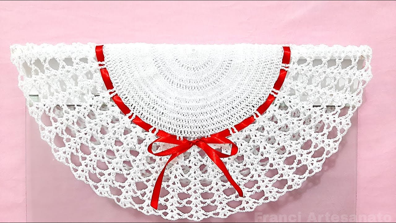 TOALHA LEQUE PARA TAMPA DE FOGÃO - FRANCI ARTESANATO