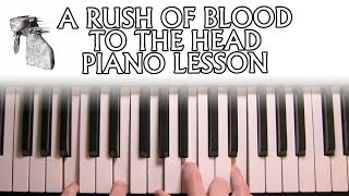 How to play Coldplay - A Rush Of Blood To The Head (Studio + Live) on piano