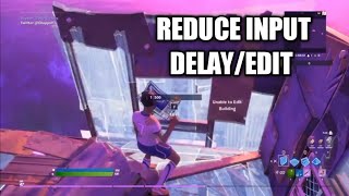 how to *remove* console keyboard and mouse edit delay/input lag (ps4)