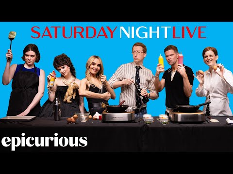 Die SNL-Besetzung testet ihre grundlegenden Kochkünste Epicurious