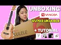 [Vlog] Unboxing Vangoa VU703 Ukulele + Tutorial
