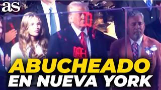 La BRUTAL PITADA a TRUMP en el MADISON SQUARE GARDEN durante el HIMNO en las Finales de la NBA