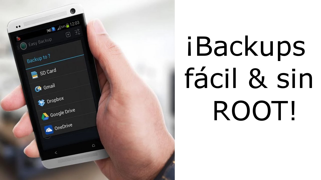 Crea hacer Backup en Android SIN ROOT Android Evolution YouTube