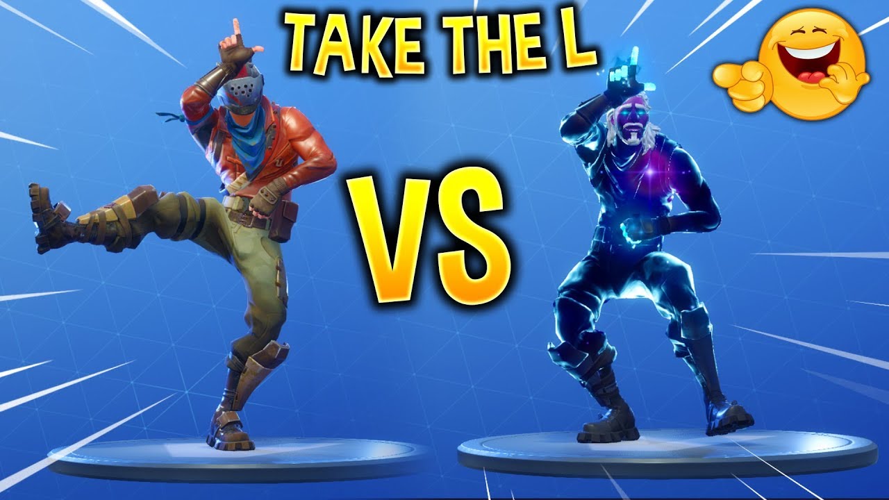 New Mini Take The L V2 Looped Vs Take The L Fortnite Battle - new mini take the l