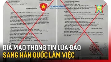 Giả mạo thông tin lừa đảo sang Hàn Quốc làm việc | Tin tức