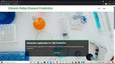Chronic Kidney Disease prediction using Machine Learning